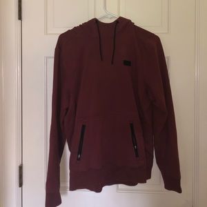 Abercrombie & Fitch maroon sweatshirt